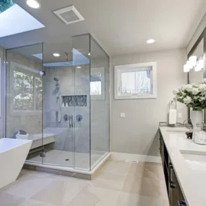 depositphotos 138642600 stock photo spacious bathroom in gray tones.webp
